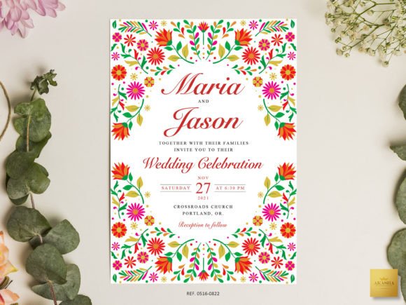 Download Mexican Wedding Invitation Template - Mexican Collection