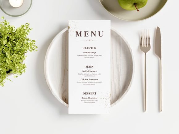 Download Wedding Menu Template SQF06 - Template Collection