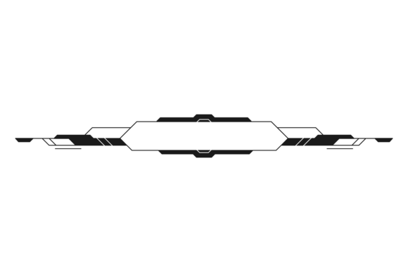 Download Title Box in Futuristic Hud Style. Scifi - Premium Resources